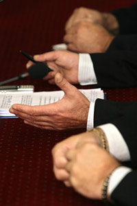 board room meeting